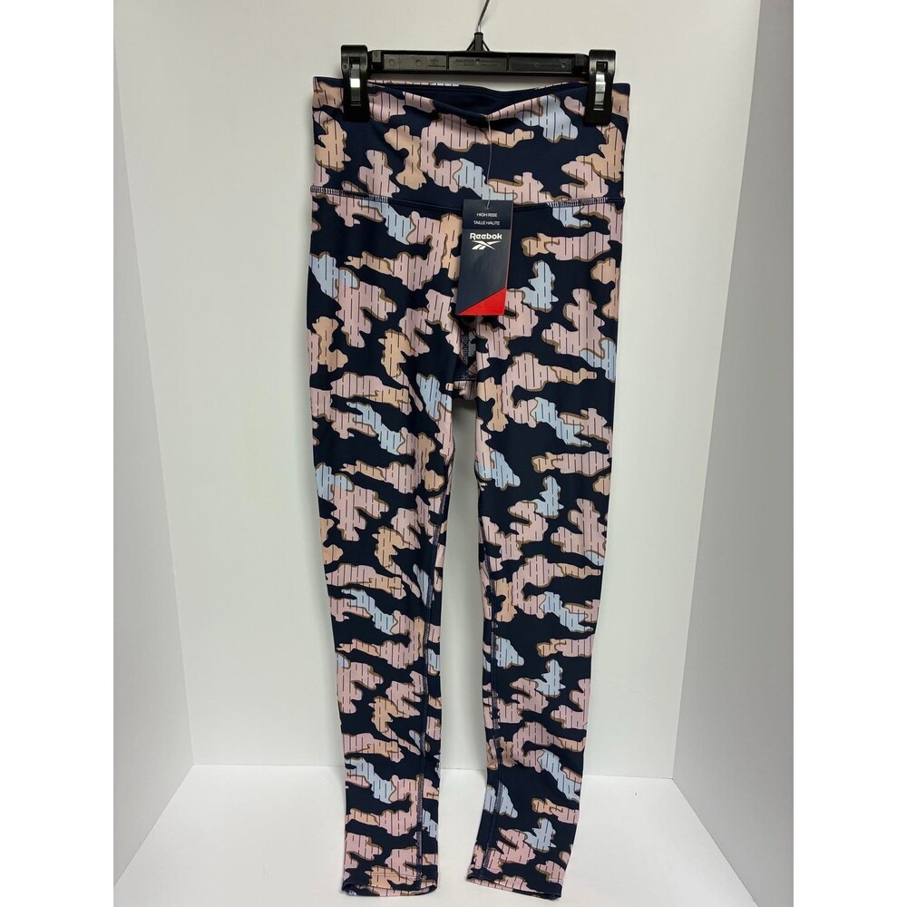 Reebok Women's Small Speedwick ID Train Camo Leggings NWT